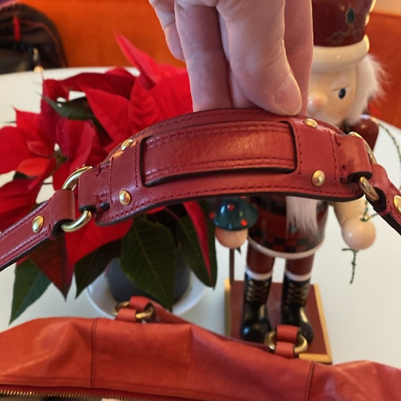 Coach Madison Sabrina in Cherry Red - Picture 7 of 9